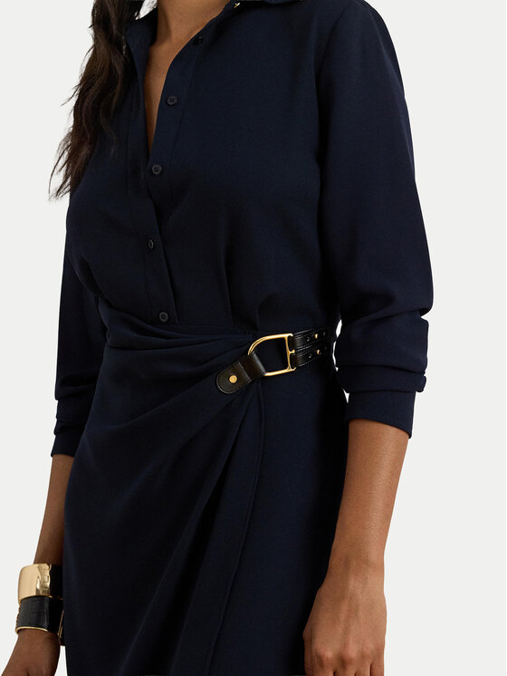 LAUREN RALPH LAUREN LAUREN RALPH LAUREN Vsakodnevna obleka 200P03578001 Mornarsko modra Regular Fit