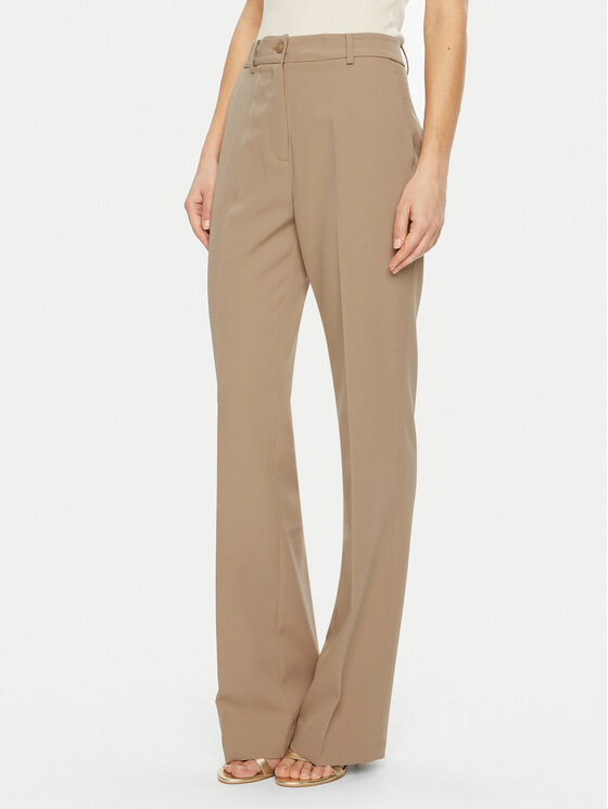 Guess Guess Hlače iz tkanine W4YB30 WFWX2 Rjava Regular Fit