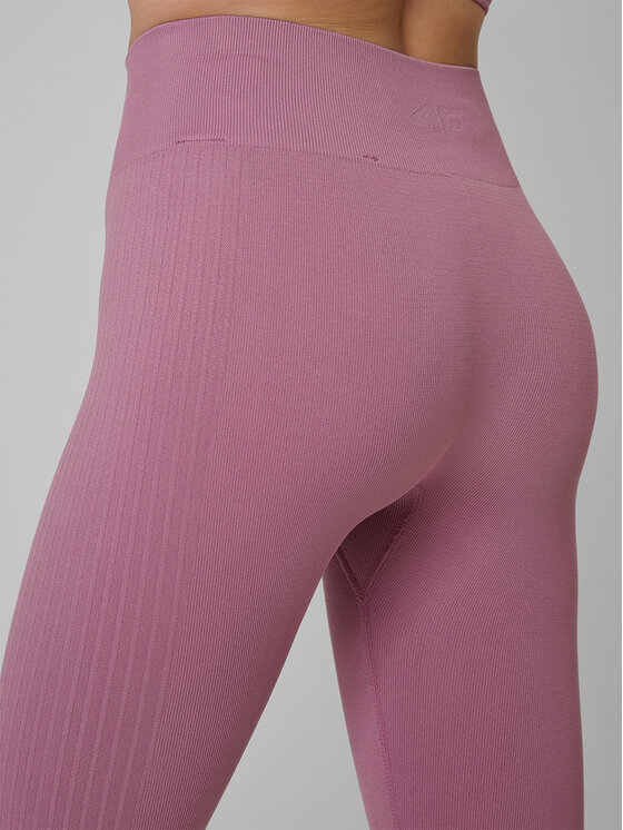 4F 4F Legginsy MULTI ACTIVE Koralowy Slim Fit