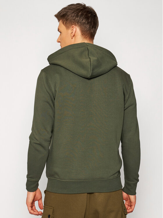 Alpha Industries Alpha Industries Mikina Basic 178312 Zelená Regular Fit