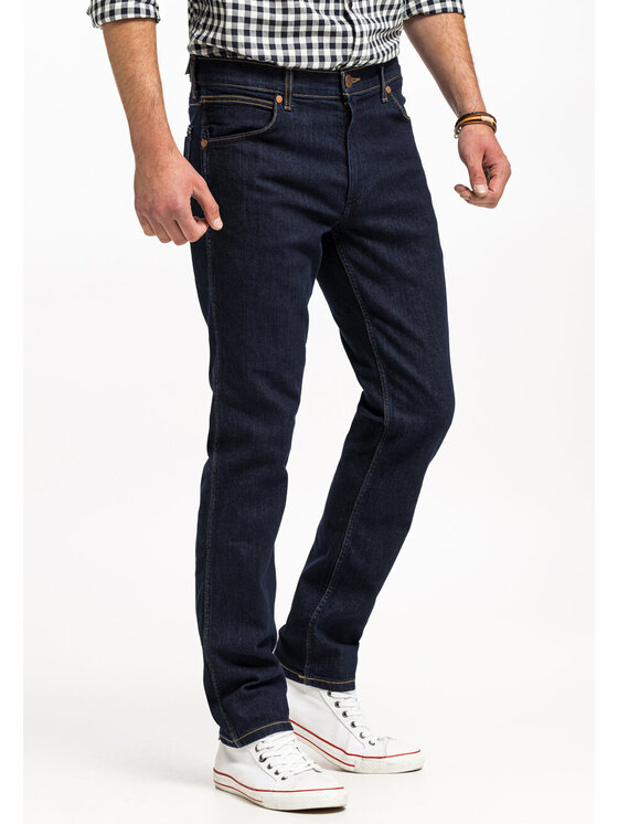 Wrangler Wrangler Jeansy GREENSBORO Niebieski Straight Fit