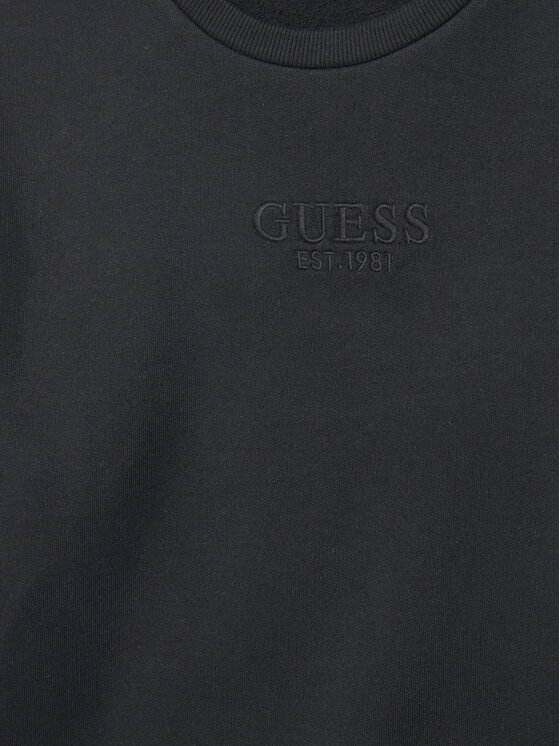 Guess Guess Majica dugih rukava L5YQ22 KAV34 Crna Oversize