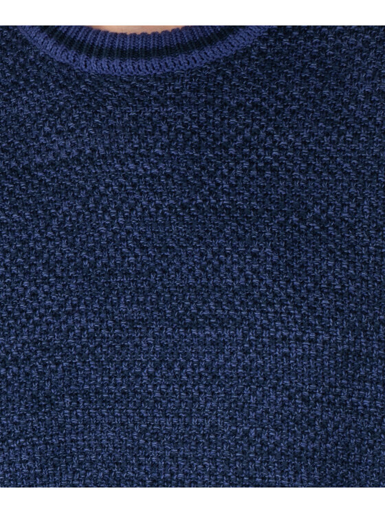 Wrangler Wrangler Sweter 112321411 Granatowy Relaxed Fit