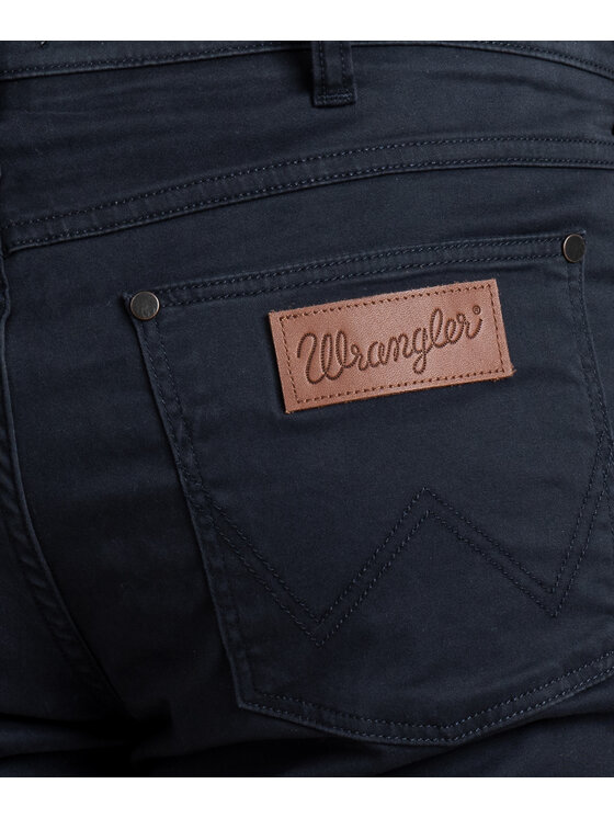 Wrangler Wrangler Spodnie materiałowe Greensboro Granatowy Regular Fit
