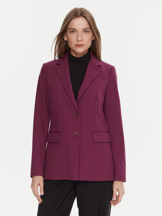 United Colors Of Benetton United Colors Of Benetton Sako 2L4HDW02W Fialová Slim Fit