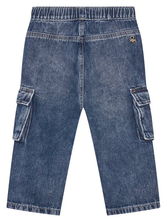 United Colors Of Benetton United Colors Of Benetton Τζιν 4KEHGF02N Σκούρο μπλε Straight Fit