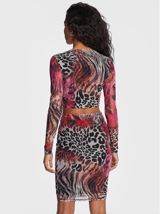 Guess Guess Igapäevane kleit W3RK75 KBAH2 Värviline Slim Fit