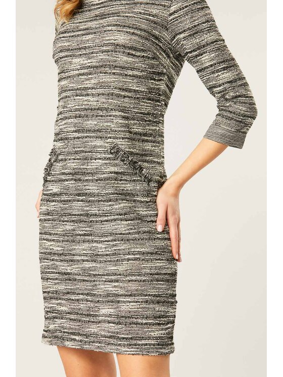 QUIOSQUE QUIOSQUE Každodenní šaty CHANEL DRESS Šedá Regular Fit