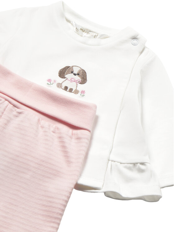 Mayoral Mayoral Completo maglia e ghettine 1593 Rosa Regular Fit