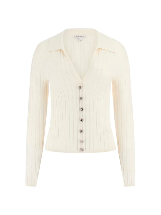 Guess Guess Kardigan 178896 Biały Classic Fit