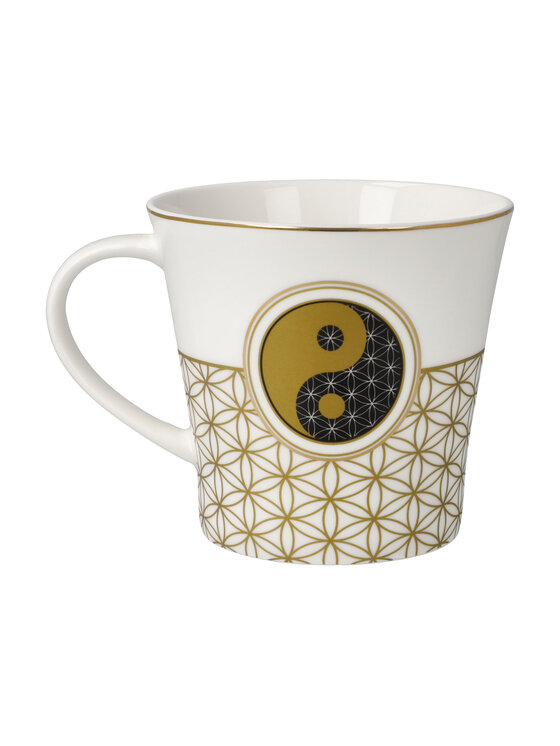 Goebel Goebel Kubek Flower of Life - Lotus Biały