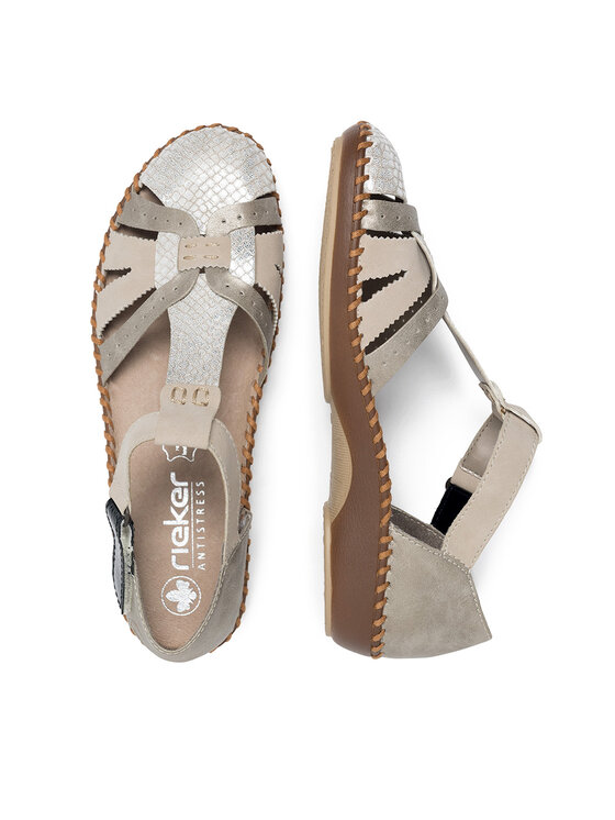 Rieker Rieker Sandalen M1650-60 Beige