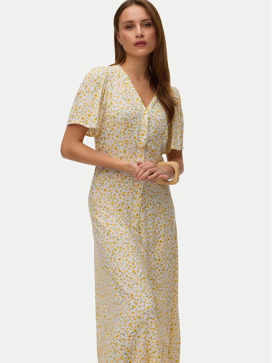 Vero Moda Vero Moda Haljina za svaki dan Alba 10330301 Žuta Regular Fit