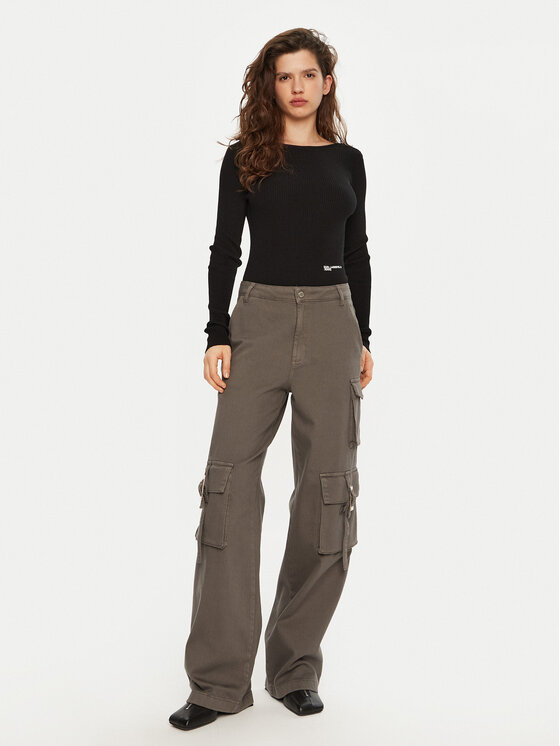 Karl Lagerfeld Jeans Karl Lagerfeld Jeans Glaustinukė A1W18024 Juoda Slim Fit