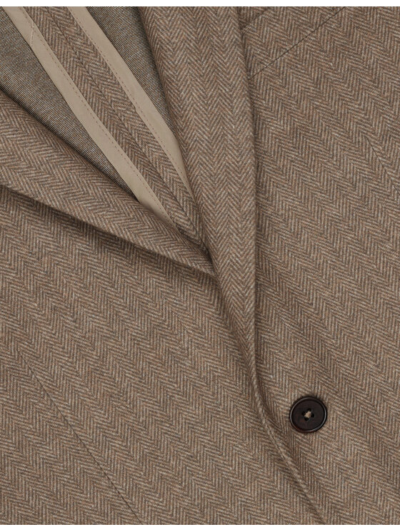 Borgio Borgio Marynarka jonadi Beżowy Slim Fit