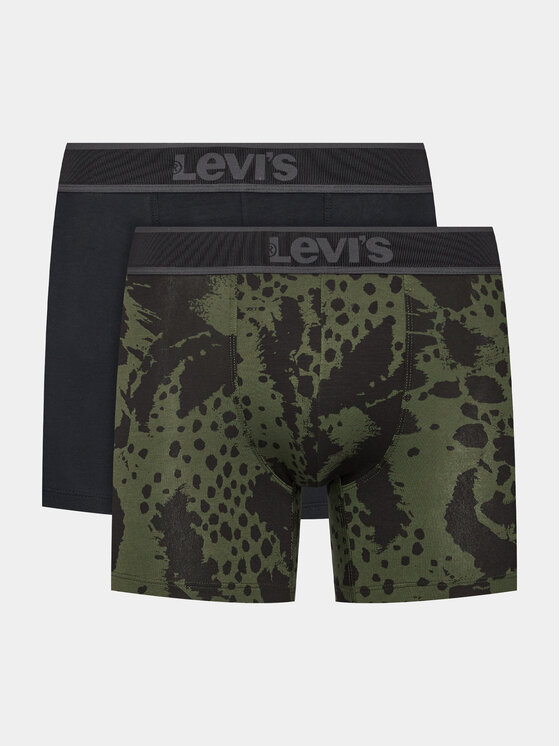 Lot de 2 boxers Homme Levi's , Taille : M, Vert, 701222904