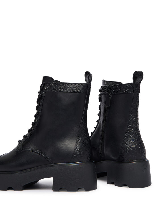 Tory Burch Tory Burch Schnürstiefeletten T Monogram Lug 178112 Schwarz
