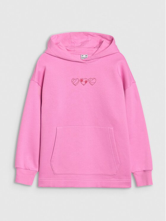 4F 4F Felpa 4FJRSS25TSWSF2235-54S Rosa Oversize