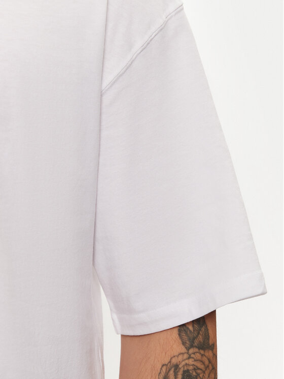 Jack&Jones Jack&Jones Marškinėliai Charge 12259975 Balta Oversize