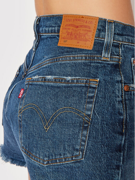 Pantaloncini di jeans 501® 56327-0206 Blu scuro