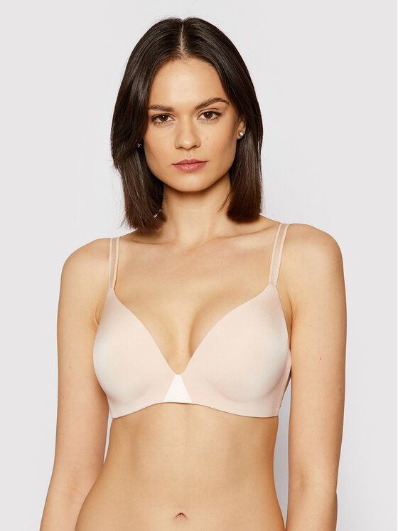 Chantelle Chantelle Σουτιέν χωρίς ραφές Absolute Invisible Ohne Bugel C15G80 Μπεζ