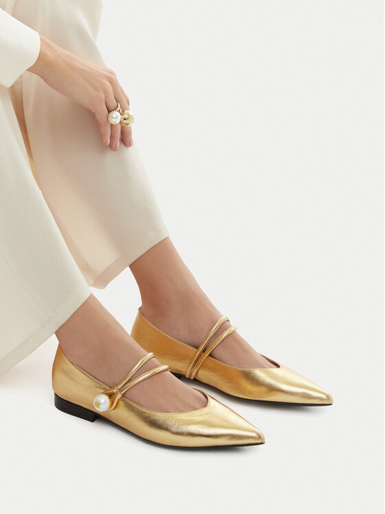 GINO ROSSI GINO ROSSI Ballerine CEO-ROSE-LT2512-72 Oro