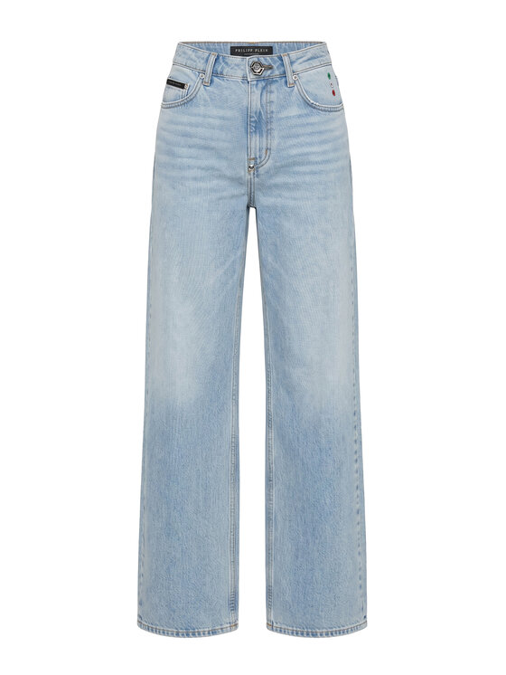 PHILIPP PLEIN PHILIPP PLEIN Jeansy 31777 Niebieski Skater Fit