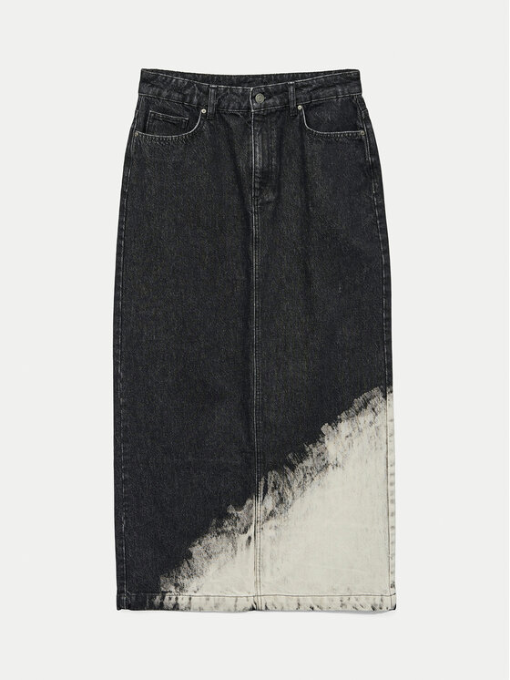 Vero Moda Vero Moda Φούστα τζιν Candice 10330206 Μαύρο Regular Fit