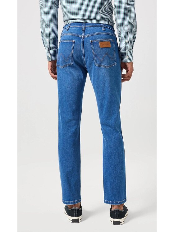Wrangler Wrangler Jeans Larston Blu Slim Fit