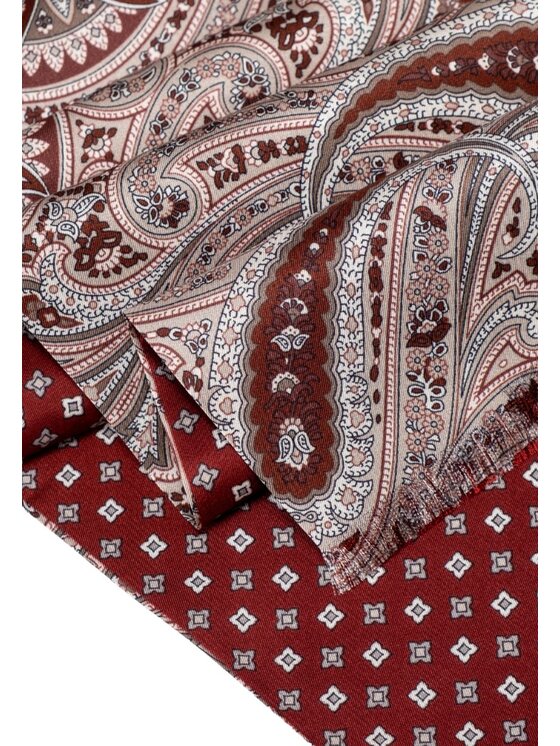 ALLORA BE UNIQUE ALLORA BE UNIQUE Scialle 100% silk Bordeaux