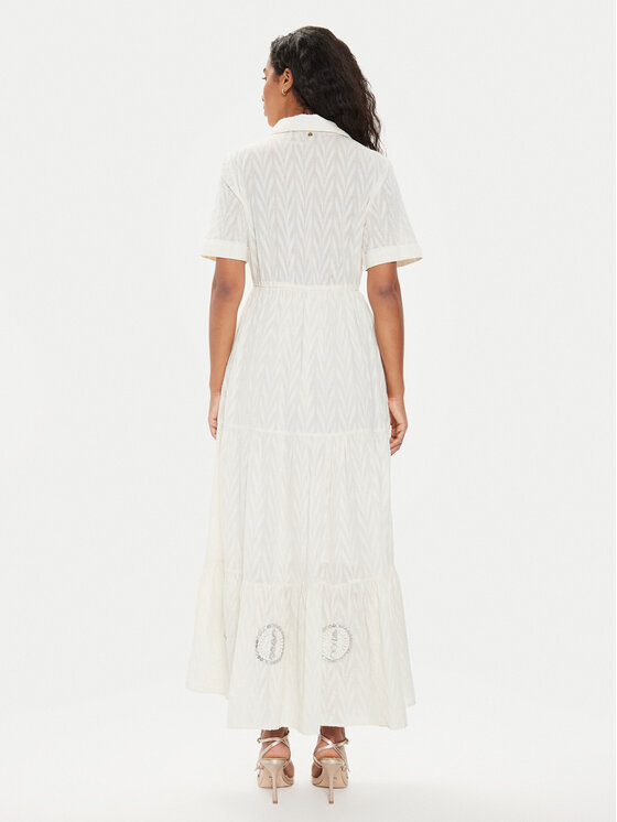 LOLA CASADEMUNT lola_casademunt Sommerkleid LS2416074 Écru Regular Fit