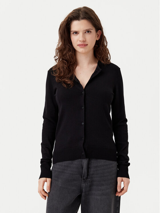 JJXX JJXX Cardigan Ophelia 12255369 Negru Slim Fit
