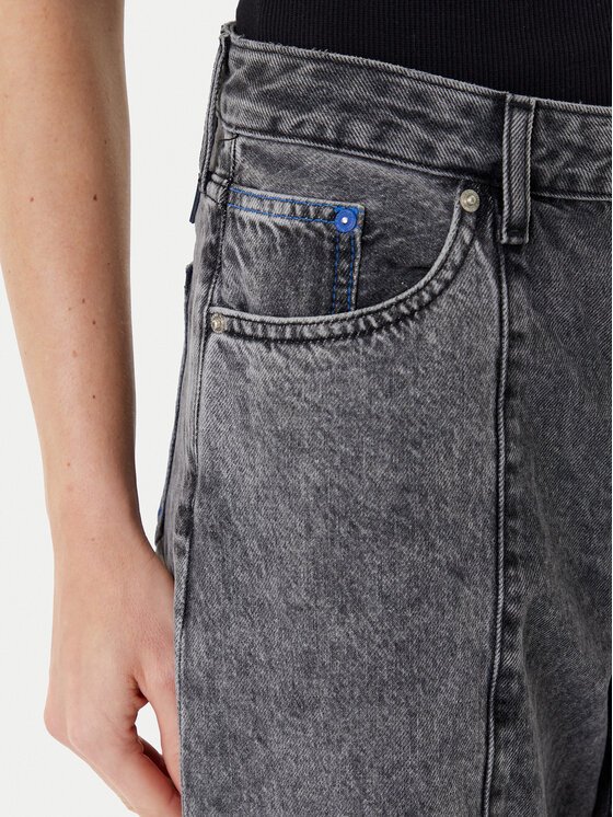 Karl Lagerfeld Jeans Karl Lagerfeld Jeans Jeansy A3W10070 Szary Relaxed Fit