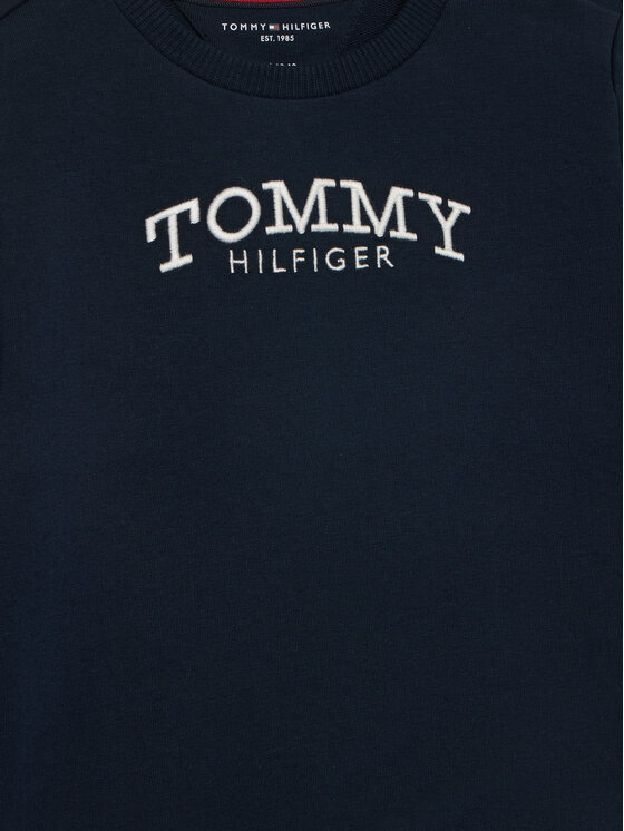 Tommy Hilfiger Tommy Hilfiger Tepláková souprava Monotype KN0KN02162 Modrá Wide Leg