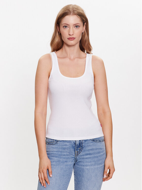 Levi's® Levi's® Top Essential A5906-0001 Bílá Regular Fit