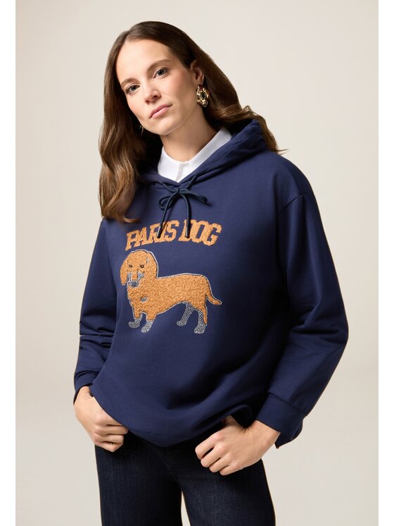 Oltre Oltre Felpa G846J004611N0Z4 Blu Over Fit