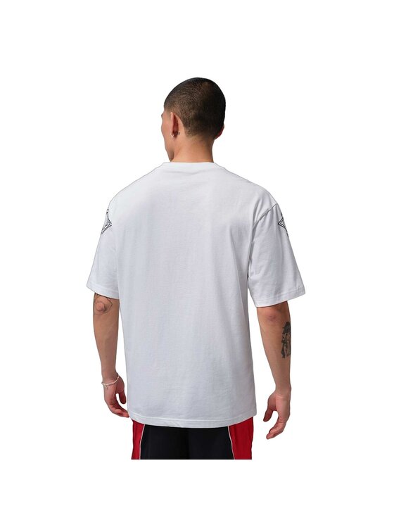 Nike Nike T-Shirt M J NEW STRETCH GFX SS CREW IQ0708-100 Biały Regular Fit