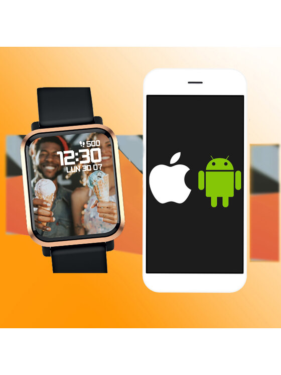 Techmade Techmade Zegarek 8099990146432 Czarny