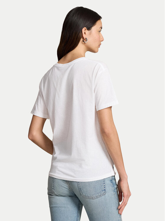 Polo Ralph Lauren Polo Ralph Lauren Marškinėliai 211891561001 Balta Relaxed Fit