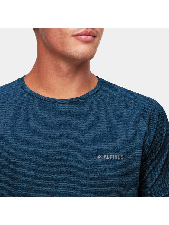 Alpinus Alpinus T-Shirt Dirfi Granatowy Regular Fit