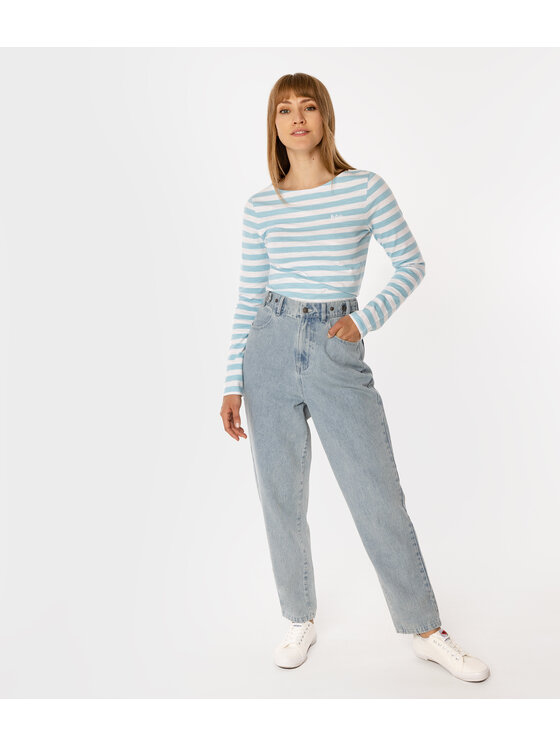 Lee Cooper Lee Cooper Jeansy MOLI Niebieski Wide Leg