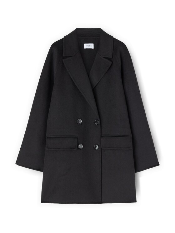 Motivi Motivi Cappotto invernale 0011W100139N033 Nero Over Fit