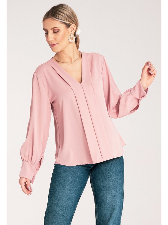 FIGL FIGL Koszula M1135 Różowy Regular Fit