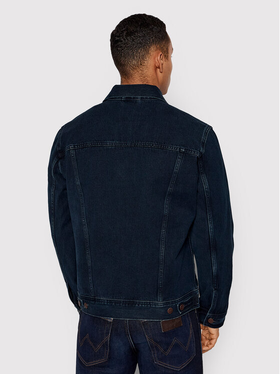 Wrangler Wrangler Kurtka jeansowa Authentic W410YN 112146047 Granatowy Regular Fit