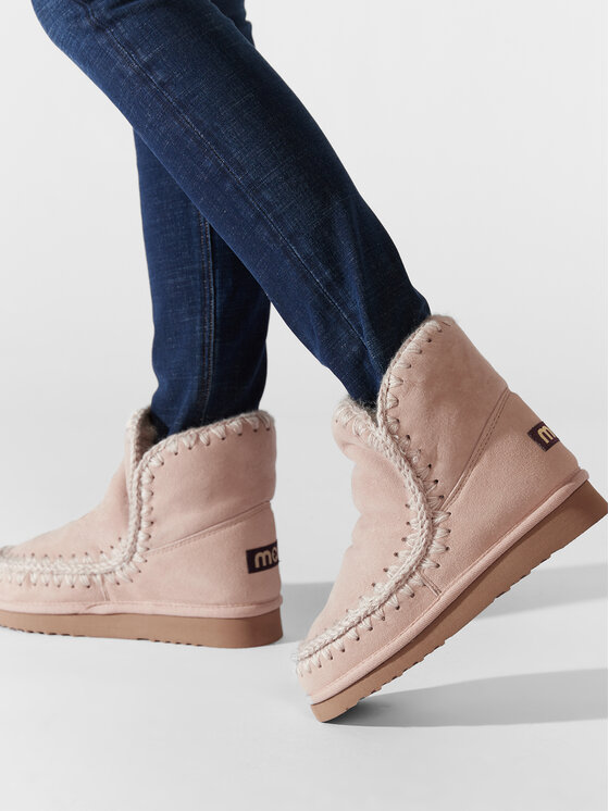 Mou Mou Μπότες Χιονιού Eskimo 18 FW101001A Ροζ