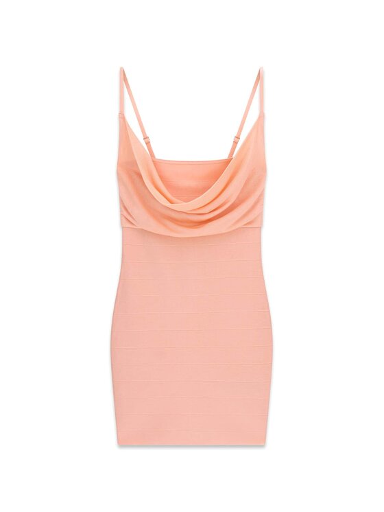 Guess Guess Haljina za svaki dan 181217 Ružičasta Classic Fit