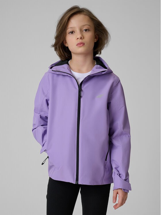 4F 4F Kurtka przejściowa OUTERWEAR Fioletowy Regular Fit