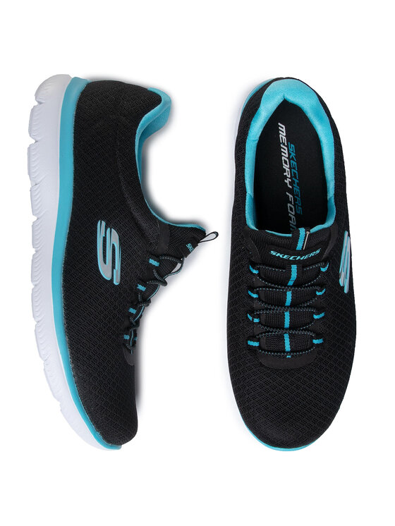 Skechers Skechers Tenisice Summits 12980/BKTQ Crna