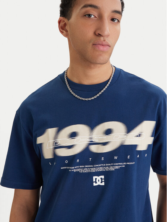 DC Shoes DC Shoes Póló Blurry Years EDYZT04363 Sötétkék Regular Fit