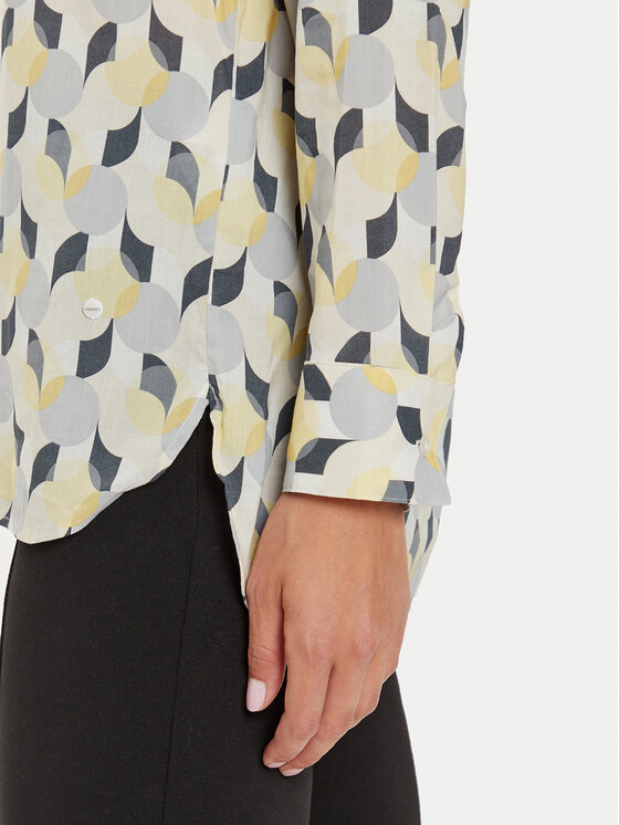 Olsen Olsen Srajca 12001916 Siva Regular Fit